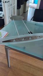 Moderne Hanglamp Eettafel - Verstelbaar, Huis en Inrichting, Ophalen, Zo goed als nieuw, Glas, 75 cm of meer