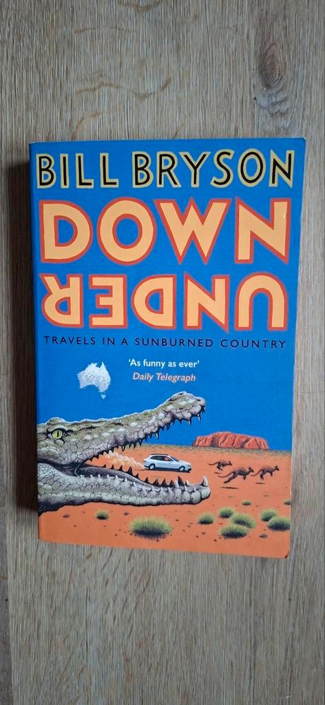 Down Under - Bill Bryson (Zeer Goede Staat), Boeken, Reisgidsen, Zo goed als nieuw, Reisgids of -boek, Australië en Nieuw-Zeeland