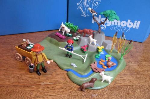 boerderij 3124 superset vijver, akker moestuin dieren 100%, Kinderen en Baby's, Speelgoed | Playmobil, Zo goed als nieuw, Complete set