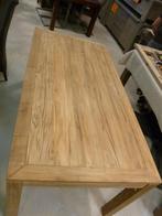 Teakhouten eettafel van 90x180cm