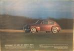 Poster. Volvo PV444. Kattenrug gebruikte auto's 70x100 cm ., Ophalen, Gebruikt, Auto's