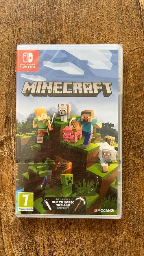Minecraft nintendo switch in verpakking, Spelcomputers en Games, Games | Nintendo Switch, Zo goed als nieuw, Overige genres, 1 speler