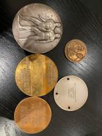 Munten Wereld Tentoonstelling 1958 + Philips Munt, Ophalen of Verzenden, Zilver, Nederland