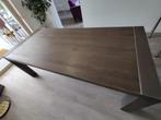 Eiken eetkamertafel & salontafel (old grey), Huis en Inrichting, Tafels | Eettafels, Ophalen, Eikenhout, 200 cm of meer, 50 tot 100 cm