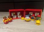 Duplo Rood Huis met Meubels & Poppetjes, Kinderen en Baby's, Speelgoed | Duplo en Lego, Ophalen, Gebruikt, Complete set, Duplo