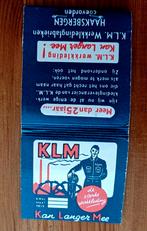 Vintage KLM Luciferdoosje, Verzamelen, Ophalen, Gebruikt, Luciferdoosjes of -merken
