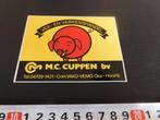 sticker Oss Horst (L)  M.C. Cuppen bv Vee- en varkenshandel*, Verzamelen, Ophalen, Zo goed als nieuw