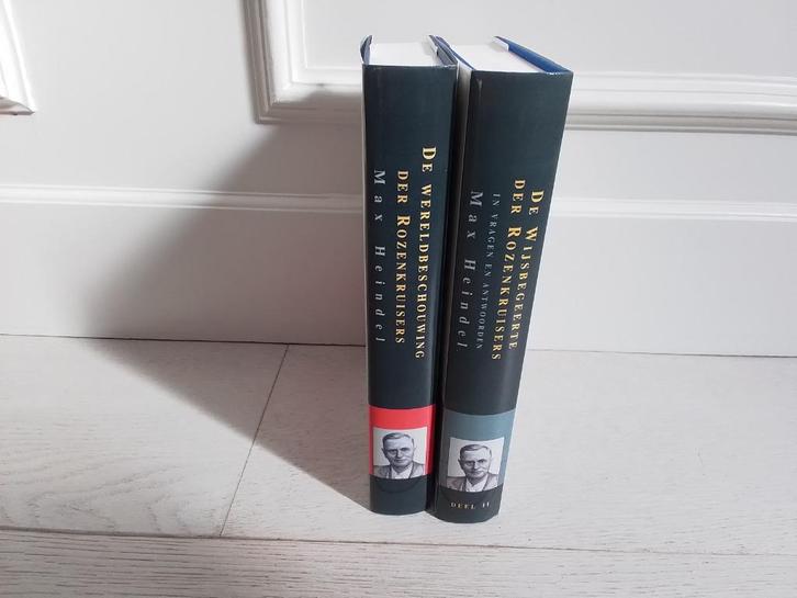 2x Max Heindel : De wijsbegeerte der rozenkruisers + wereldb, Boeken, Esoterie en Spiritualiteit, Gelezen, Ophalen of Verzenden
