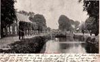 Groet uit Nieuwe Pekela sluis brug volk, Verzenden, Voor 1920, Gelopen, Groningen