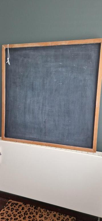 Vintage Schoolbord Houten Frame beschikbaar voor biedingen