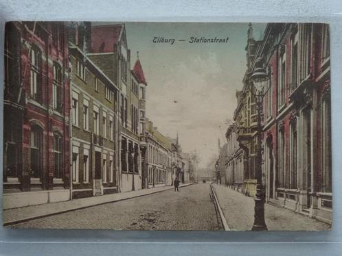 TILBURG    Stationstraat, Verzamelen, Ansichtkaarten | Nederland, Gelopen, Noord-Brabant, Voor 1920, Verzenden