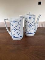 Tänzer Eiseng DDR Porseleinen Melk- en Koffiekan Set Blauw S, Ophalen of Verzenden