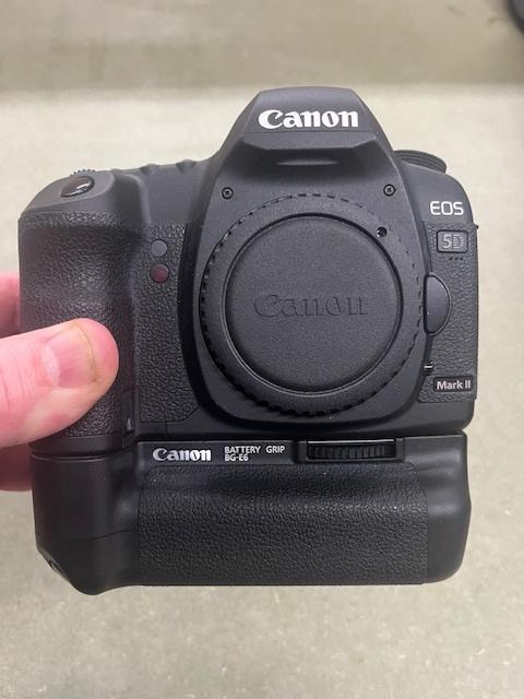 Canon EOS 5D Mark II met handgrip, 4 lenzen en assecoires, Audio, Tv en Foto, Fotocamera's Digitaal, Spiegelreflex, Canon, Zo goed als nieuw