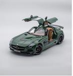 Mercedes Benz SLS AMG Black Series green 2013, Hobby en Vrije tijd, Modelauto's | 1:18, Verzenden, Nieuw, Auto, MiniChamps