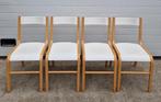 12 x Ikea Skoghall Deense design stoelen houten cafestoelen, Ophalen of Verzenden, Zo goed als nieuw, Wit, Vijf, Zes of meer stoelen