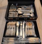 SBS 12 persoons bestek met koffer, Huis en Inrichting, Ophalen, Nieuw, Rvs of Chroom, Bestekset