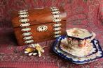 Antieke Engelse Victoriaanse thee doos, tea caddy c.1870, Ophalen of Verzenden