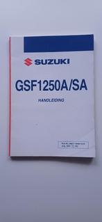 Instruktieboekje Suzuki GSF 1250 A/SA 2008, Ophalen of Verzenden, Suzuki