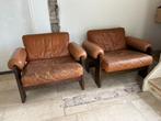 2x SZ73 lounge chair Martin Visser voor Spectrum, Huis en Inrichting, Fauteuils, Ophalen, Gebruikt, 75 tot 100 cm, Leer