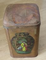 oud thee winkel blik , Oosters, antiek, volgnr 31, Verzamelen, Ophalen of Verzenden, Gebruikt, Thee, Overige merken