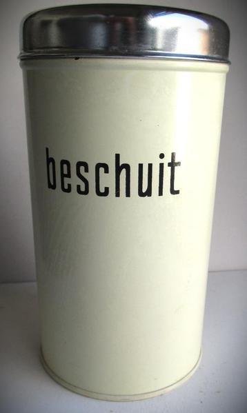 Brabantia Beschuit Bus~Jaren 50~Zilver kleur deksel beschikbaar voor biedingen