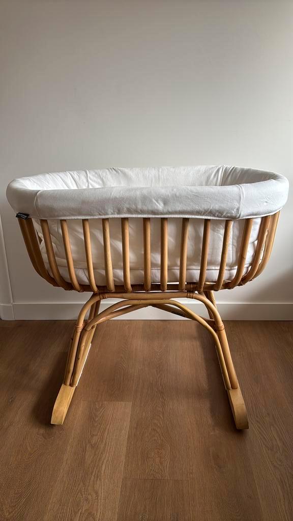 Rotan wieg Childhome, Kinderen en Baby's, Babywiegjes en Ledikanten, Zo goed als nieuw, Wieg, Ophalen