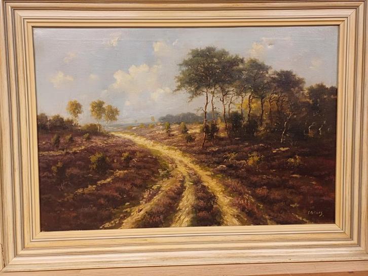 Schilderij C.G. Bruns - Berlijn, Antiek en Kunst, Kunst | Schilderijen | Klassiek, Ophalen of Verzenden