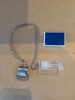 Vintage Tapani Vanhatalo Design Finland Hanger Ketting, Met hanger, Gebruikt, Ophalen of Verzenden, Zilver