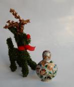 Chinees cloisonné  snuff bottle met lepeltje, Ophalen of Verzenden