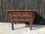 Chinese altaar dressoir oud chinees handwerk 3 lades, Huis en Inrichting, Verburgt Vintage, Gebruikt, Ophalen of Verzenden, https://verburgtvintage.nl/#contact