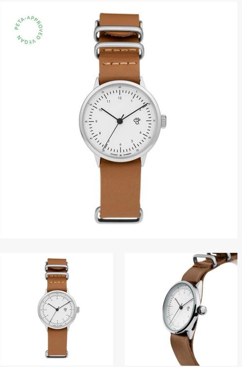 Dames/Heren horloge mini harold., Sieraden, Tassen en Uiterlijk, Horloges | Dames, Nieuw, Polshorloge, Overige merken, Staal, Leer