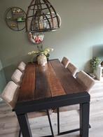 Eetkamerstoelen 6x beige, Huis en Inrichting, Ophalen of Verzenden, Zo goed als nieuw