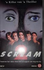 Scream 1 & 2 VHS - Horror Klassiekers!, Vanaf 16 jaar, Ophalen of Verzenden, Zo goed als nieuw, Horror