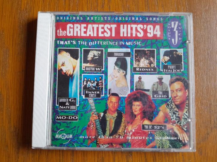 The greatest hits 1994 vol. 3 cd, Cd's en Dvd's, Cd's | Verzamelalbums, Gebruikt, Pop, Ophalen of Verzenden