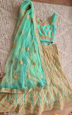 Lehenga choli met dupatta indiase kleding, Ophalen of Verzenden, Zo goed als nieuw, Overige typen