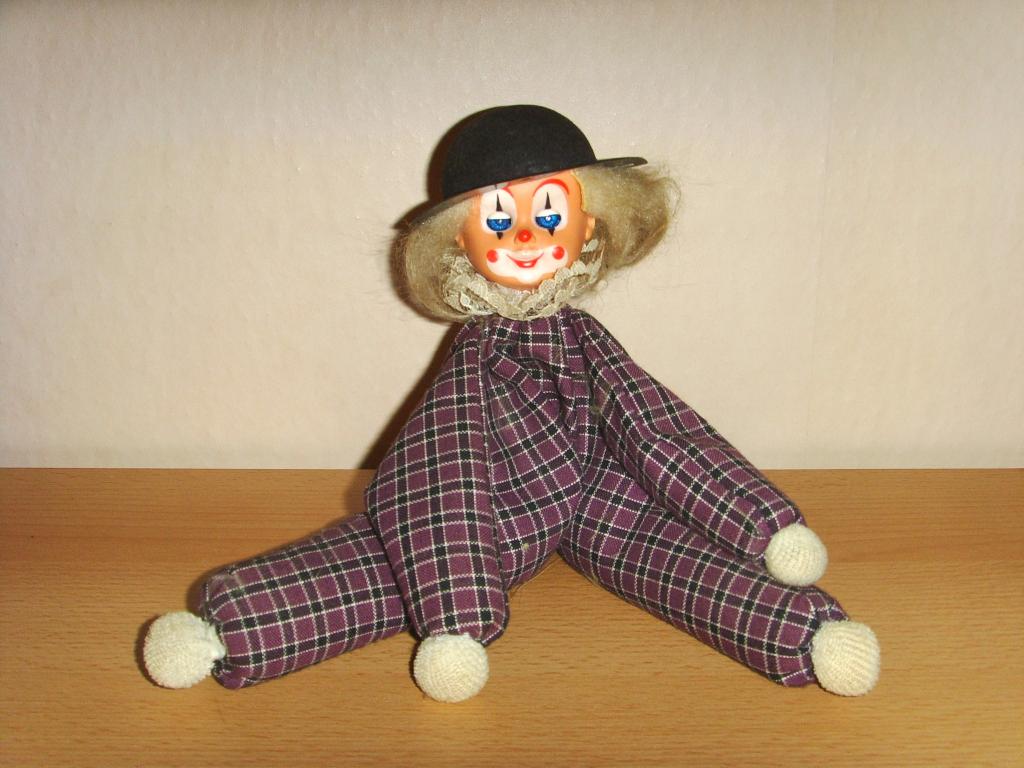 Vrolijke clown Leuk interieur accessoire., Ophalen of Verzenden