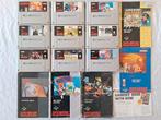 9 Super Nintendo SNES Games / Spellen + 5 Handleidingen, Spelcomputers en Games, Games | Nintendo Super NES, Avontuur en Actie