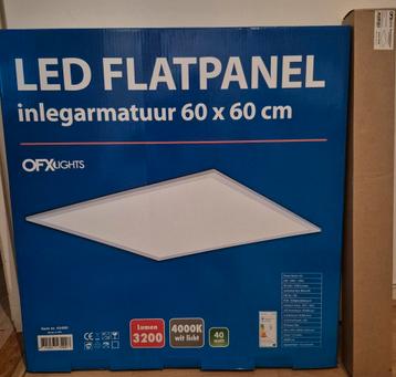 LED Flatpanel 60 x 60 Nieuw in doos beschikbaar voor biedingen