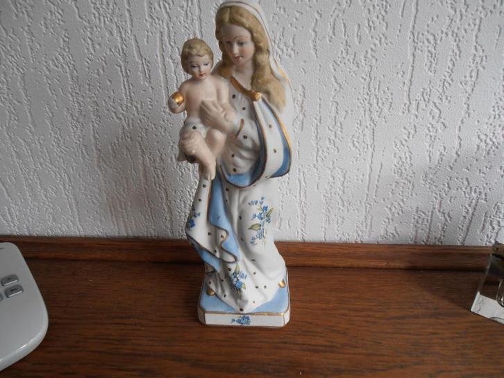 Porseleinen beeld  Maria met kind van Wilhelm Rittirch, Antiek en Kunst, Antiek | Religie, Ophalen of Verzenden