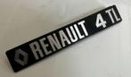 RENAULT  4 TL   logo merk embleem - oldtimer, Ophalen of Verzenden, Gebruikt, Auto's