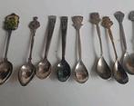 10 oude verzilverde lepeltjes allerlei, Antiek en Kunst, Antiek | Bestek, Ophalen of Verzenden