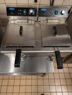 Professionele Dubbele Frituurpan Horeca, Witgoed en Apparatuur, Frituurpannen, Ophalen, Gebruikt
