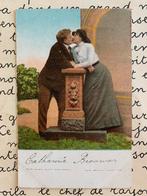 1903 Dame en heer - kus (S), Ophalen of Verzenden, Voor 1920, Gelopen, Overige thema's