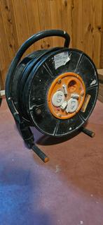 Haspel 40 meter, Ophalen, Gebruikt, Kabel of Snoer