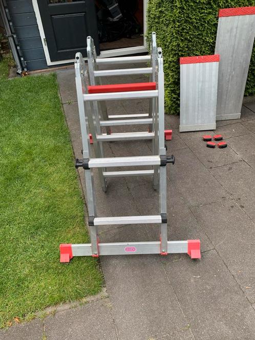 Altrex Varitrex All-in-One Ladder 2x3, Doe-het-zelf en Verbouw, Ladders en Trappen, Gebruikt, Ladder, 2 tot 4 meter, Opvouwbaar of Inschuifbaar