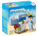 Playmobil 5271 Kamermeisje / schoonmaakster met trolley, Kinderen en Baby's, Speelgoed | Playmobil, Complete set, Ophalen of Verzenden