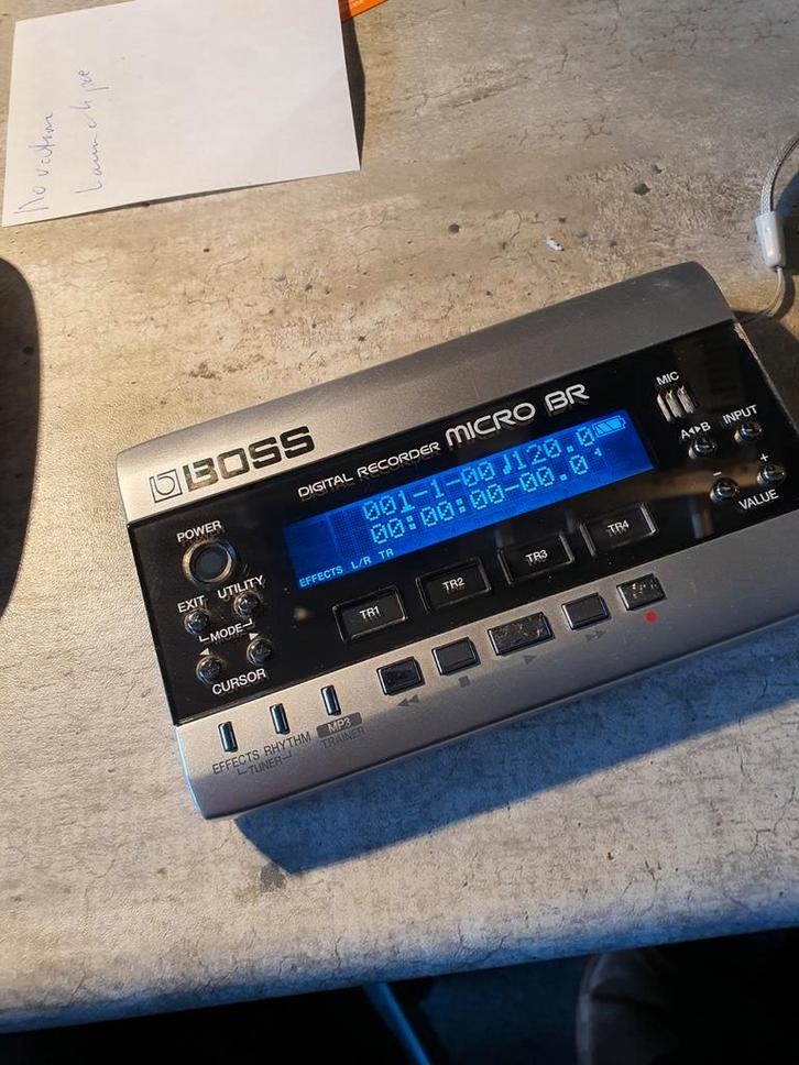 Boss Micro BR Digitale Recorder, Muziek en Instrumenten, Samplers, Gebruikt, Ophalen of Verzenden