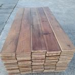 Massief grenen vloer 45m2 vloerdelen 2cm dik 19cm breed, Ophalen, Gebruikt, Vloerdelen of -planken, 10 m² of meer