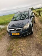 Opel Zafira 1.6 16V Euro4 2008 Grijs 7 zitter, Auto's, Voorwielaandrijving, Stof, 74 €/maand, 4 cilinders
