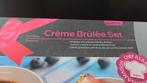 Crème Brûlée set, Huis en Inrichting, Keuken | Servies, Ophalen of Verzenden, Nieuw, Overige stijlen, Schaal of Schalen